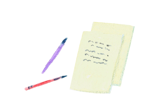 Picture of a pen and paper