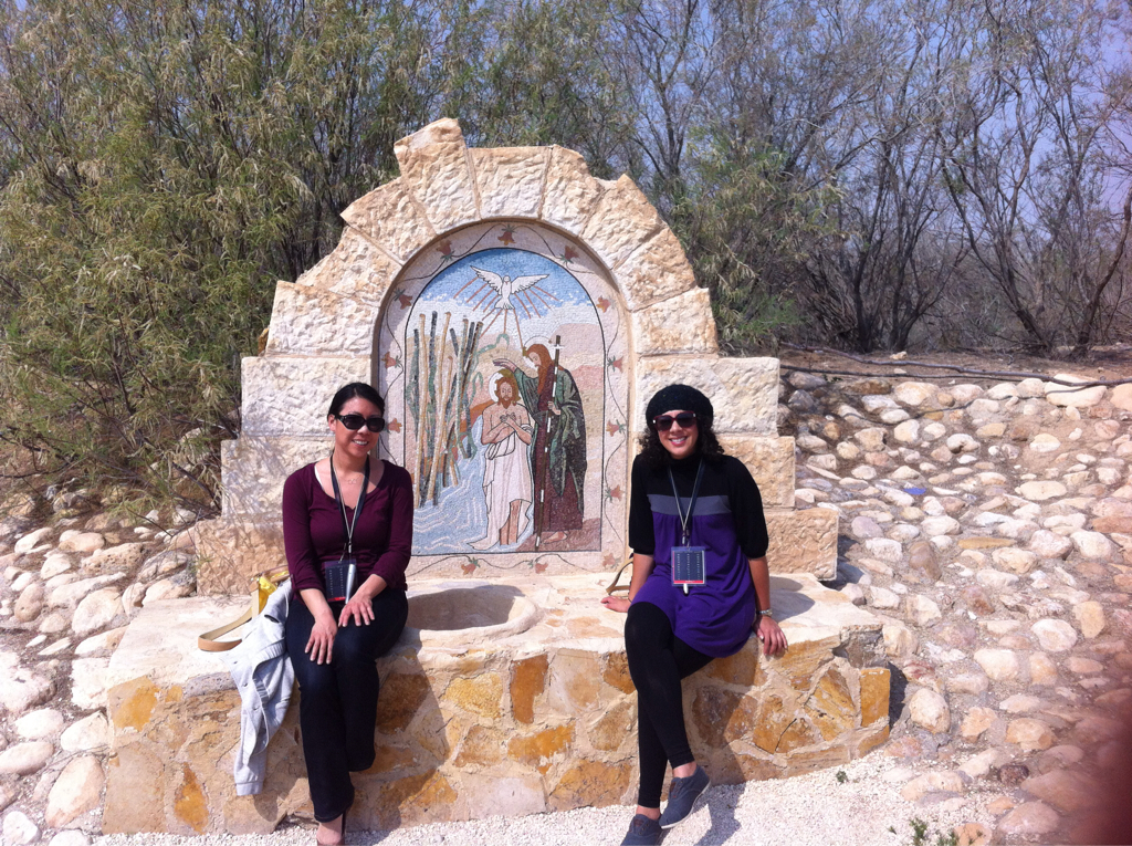 Picture of Nicole and Sheryl at the Jordan River