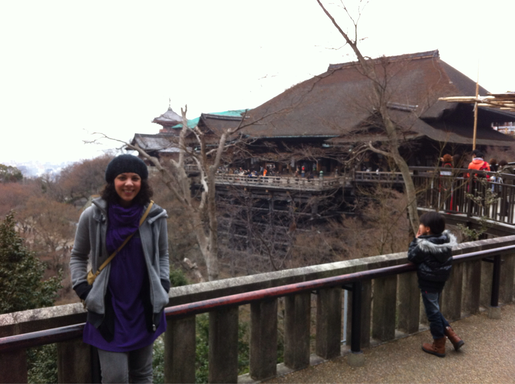 Picture of Nicole and Kiyomizu-dera