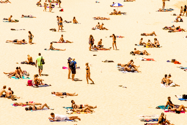 Picture of people on a beach